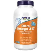 Now Foods, Ultra Omega 3-D™, 180 capsule morbide