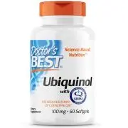 Doctor's Best, Ubiquinolo con Kaneka, 100 mg, 60 capsule molli