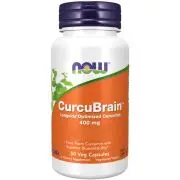 Now Foods, CurcuBrain™, 400 mg, 50 capsule vegetali