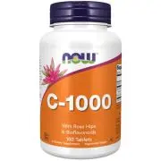 Now Foods, Vitamina C-1.000, 100 compresse
