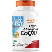 Doctor's Best, CoQ10 ad alto assorbimento, 100 mg, 120 capsule veg.