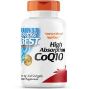 Doctor's Best, CoQ10 ad alto assorbimento, 100 mg, 120 capsule molli