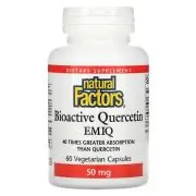 Natural Factors, Quercetina Bioattiva EMIQ, 50mg, 60 capsule