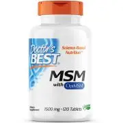 Doctor's Best, MSM, 1500mg, 120 compresse