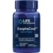 Life Extension, EsophaCool, gusto frutti di bosco, 60 compresse masticabili