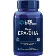 Life Extension, Mega EPA/DHA, 120 capsule molli
