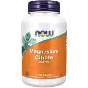 Now Foods, Citrato di magnesio, 200 mg, 100 compresse