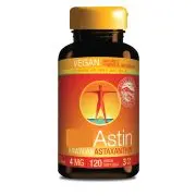 Nutrex, Vegan Astin, Astaxantina hawaiana, 4 mg, 120 capsule molli veg.
