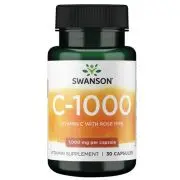 Swanson, Vitamina C con Rosa Canina, 1.000 mg, 30 capsule