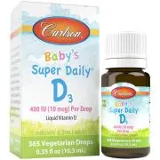 Carlson Labs, Super Daily D3 per bambini, 400IU, 10,3ml