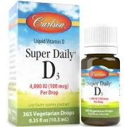 Carlson Labs, Super Daily D3, Depot, 4000IU, 10,3ml