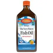 Carlson Labs, Olio finissimo, gusto arancia, 1600mg, 500ml