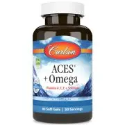 Carlson Labs, ACES + Omega, 60 capsule molli