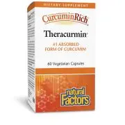 Natural Factors, CurcuminRich™, Theracurmin®, 60 capsule vegetali