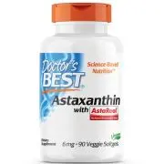 Doctor's Best, Astaxantina con AstaReal® 6mg, 90 capsule molli