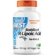 Doctor's Best, Acido R-Lipoico Stabilizzato, 100 mg, 60 capsule veg.