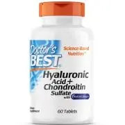 Doctor's Best, Acido ialuronico con condroitina solfato, 60 compresse