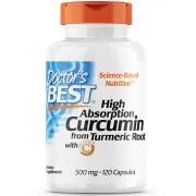 Doctor's Best, Curcumina ad alto assorbimento, 500 mg, 120 capsule