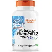Doctor's Best, vitamina K2 naturale, 45mcg, 180 capsule veg.