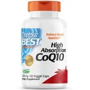 Doctor's Best, CoQ10 ad alto assorbimento, 200 mg, 60 capsule veg.