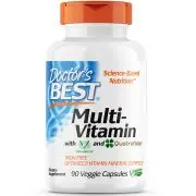 Doctor's Best, Multivitaminico con Quatrefolic, 90 capsule vegetali