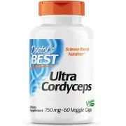 Doctor's Best, Ultra Cordyceps, 750mg, 60 capsule veg.