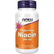 Now Foods, Niacina senza risciacquo, 250 mg, 90 capsule