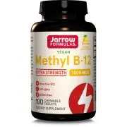 Jarrow Formulas, Metil B-12, gusto limone, 1000mcg, 100 pastiglie - dose per due giorni