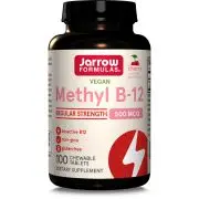 Jarrow Formulas, Metil B-12, gusto ciliegia, 500mcg, 100 pastiglie
