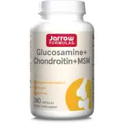 Jarrow Formulas, combinazione di glucosamina + condroitina + MSM, 240 capsule