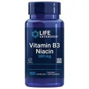 Life Extension, Vitamina B3 Niacina, 500 mg, 100 capsule