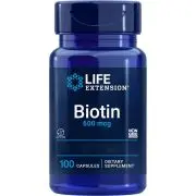 Life Extension, Biotina, 600mcg, 100 capsule