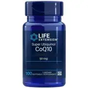 Life Extension, Super Ubiquinol CoQ10, 50 mg, 100 capsule molli