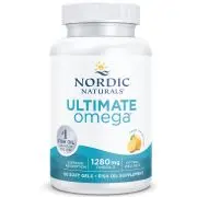 Nordic Naturals, Ultimate Omega, 1280 mg di Omega-3, limone, 60 capsule morbide