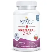 Nordic Naturals, DHA prenatale, 830 mg di Omega-3 più 400 UI di vitamina D3, 90 capsule molli