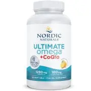 Nordic Naturals, Ultimate Omega + CoQ10, 120 capsule molli