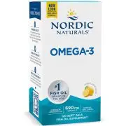 Nordic Naturals, Omega-3, 690 mg di Omega-3, limone, 120 capsule molli