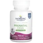 Nordic Naturals, Vegan Prenatal DHA, 250 mg, 60 capsule molli