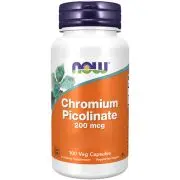 Now Foods, Cromo picolinato, 200mcg, 100 capsule