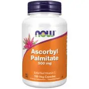 Now Foods, Palmitato di ascorbile, 500 mg, 100 capsule vegane