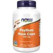 Now Foods, Fungo di psillio, 500 mg, 200 capsule vegetali