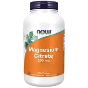 Now Foods, Citrato di magnesio, 200 mg, 250 compresse vegane
