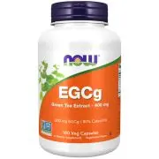 Now Foods, Estratto di tè verde EGCg, 400 mg, 180 capsule vegane
