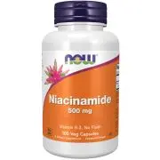 Now Foods, Niacinamide, 500 mg, 100 capsule vegane