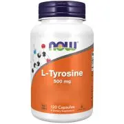 Now Foods, L-Tirosina, 500mg, 120 capsule