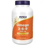 Now Foods, Omega 3-6-9, 1000mg, 250 capsule molli