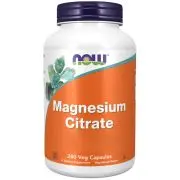 Now Foods, Citrato di magnesio, 400 mg, 240 capsule vegetali