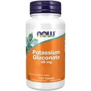 Now Foods, Gluconato di potassio, 99 mg, 100 compresse vegetali