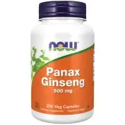 Now Foods, Estratto di Panax Ginseng, 500mg, 250 capsule vegetali