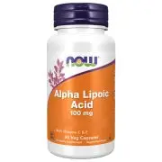 Now Foods, Acido alfa lipoico, 100 mg, 60 capsule